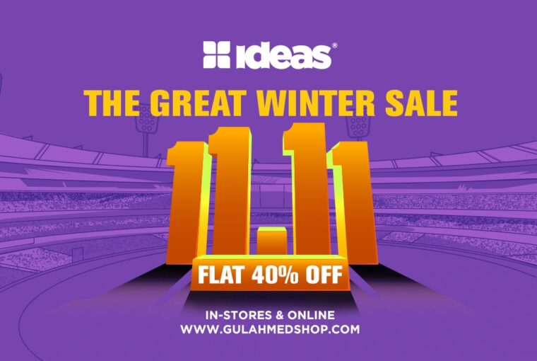 Ideas has FLAT 40% OFF on latest winter trends for 11.11 Sale